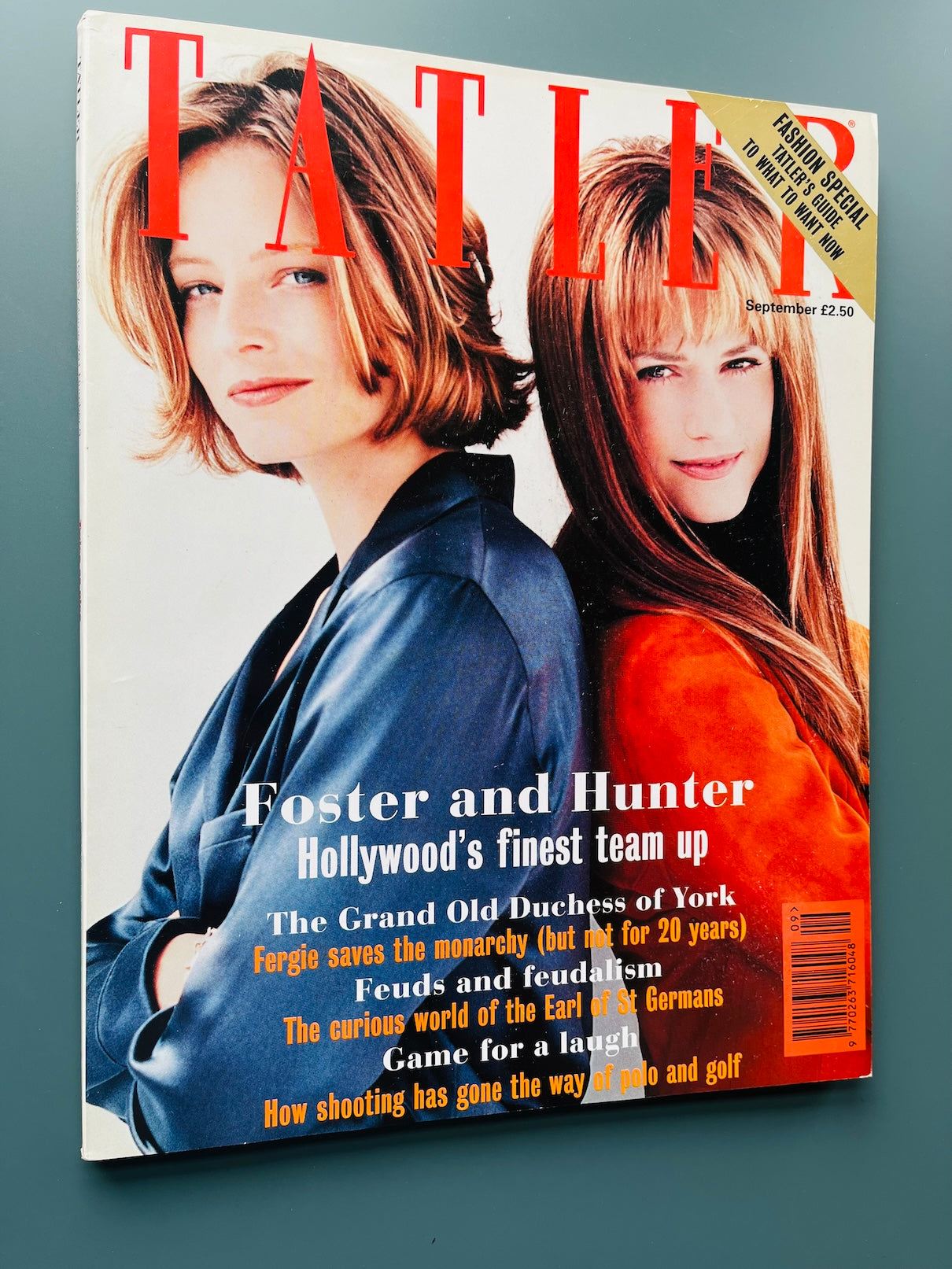 Tatler Magazine - Jodie Foster COLIN FIRTH Holly Hunter