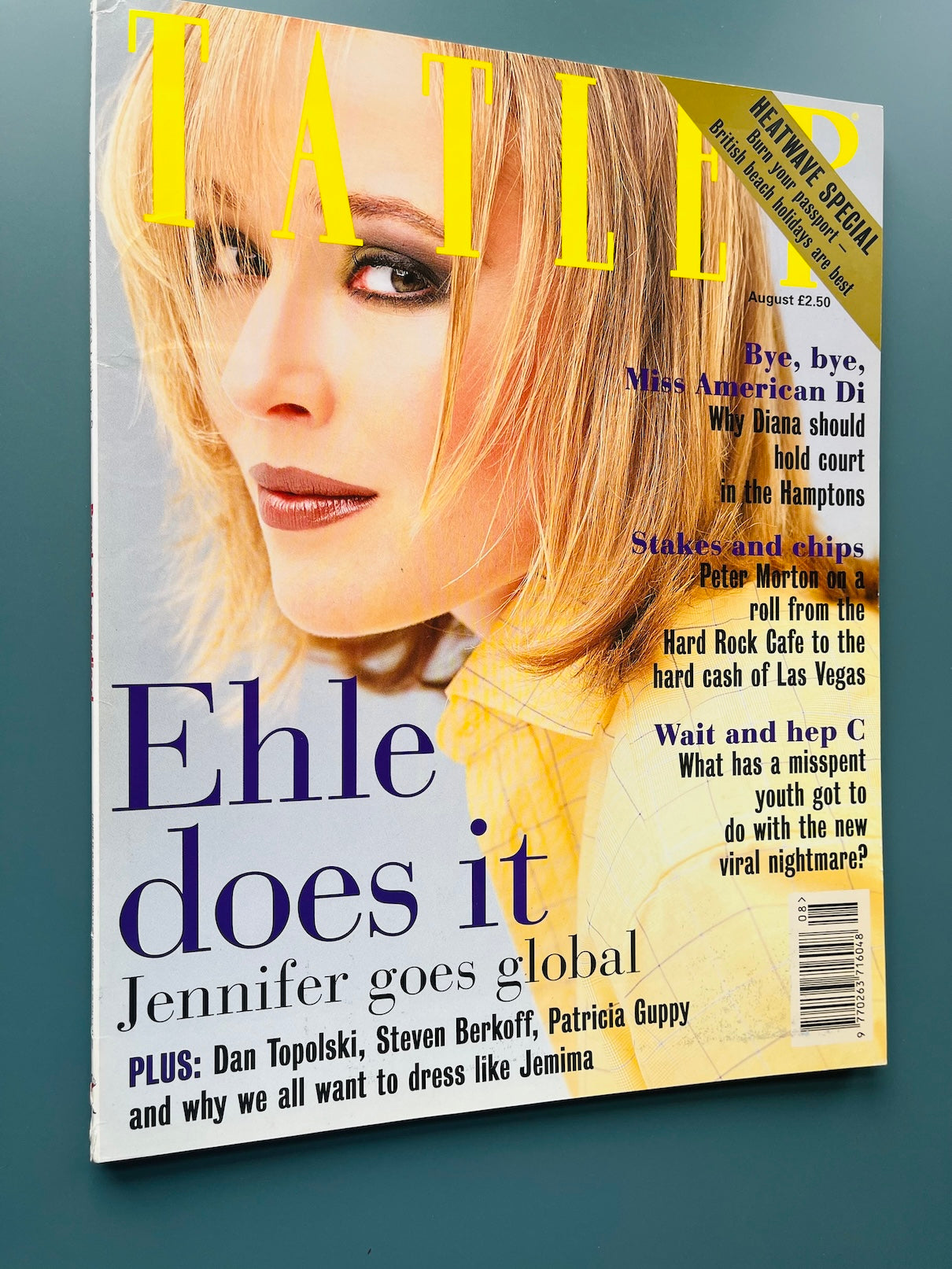 Tatler Magazine - JENNIFER EHLE Dan Topolski Normandie Keith