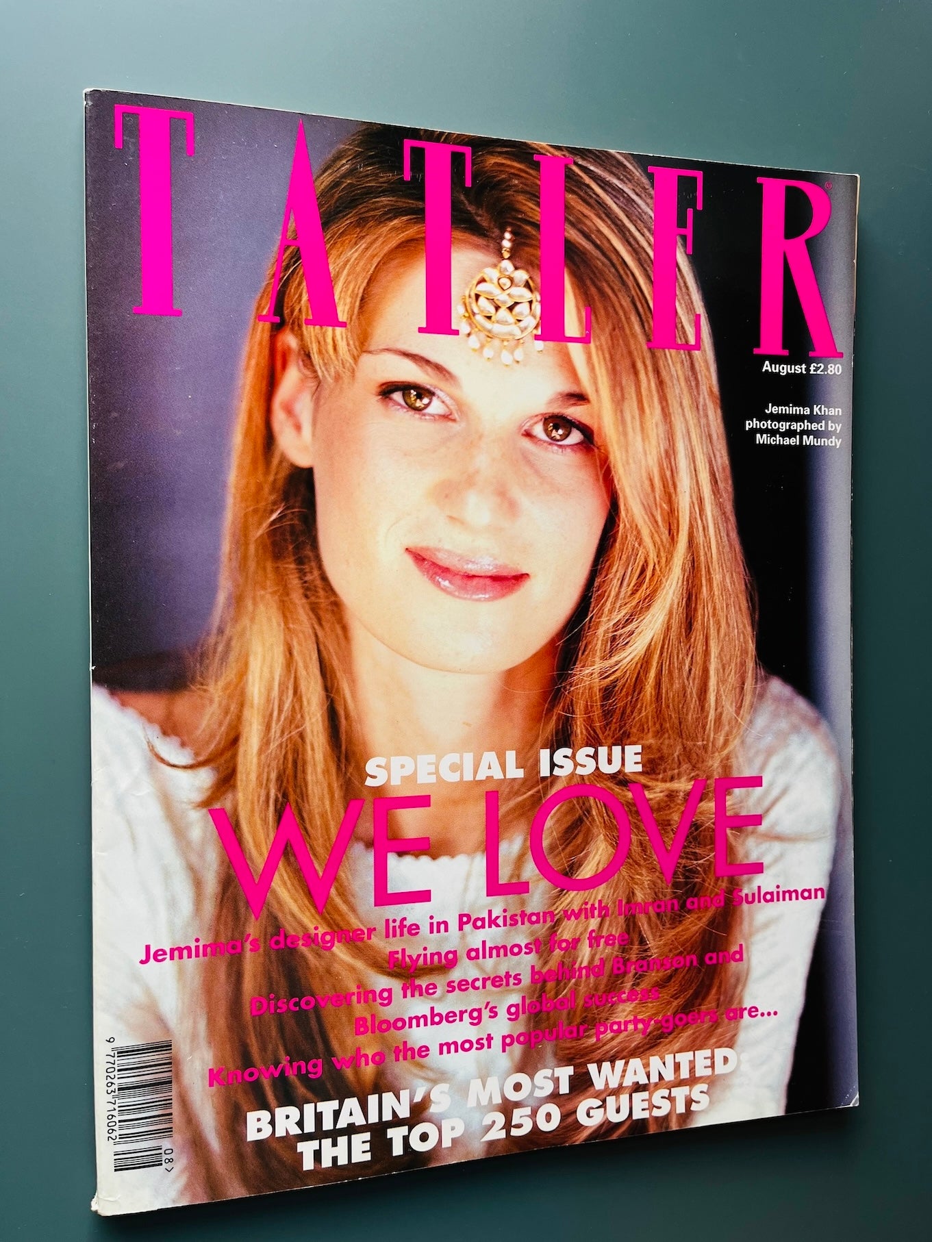Tatler Magazine - Jemima KHAN Goldsmith NIGEL HAWTHORNE