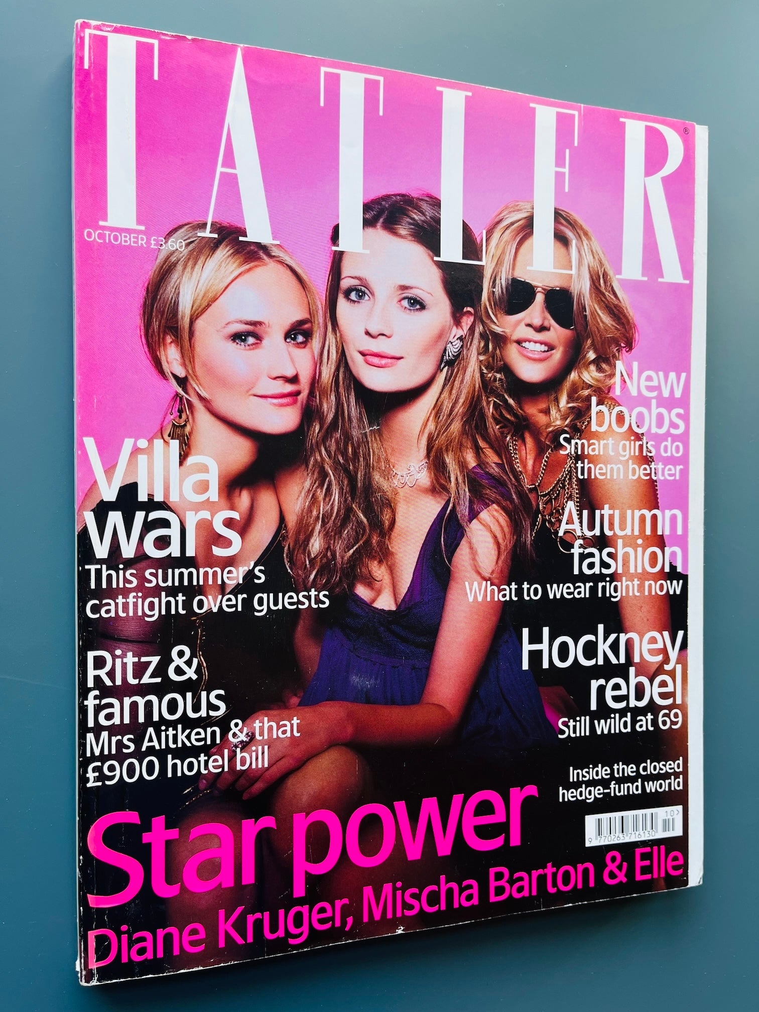 Tatler Magazine - Mischa Barton ELLE MACPHERSON Diane Kruger