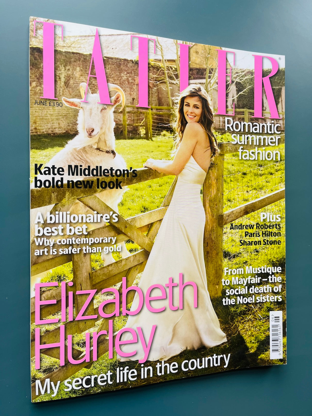 Tatler Magazine - Elizabeth Hurley PARIS HILTON Andrew Roberts