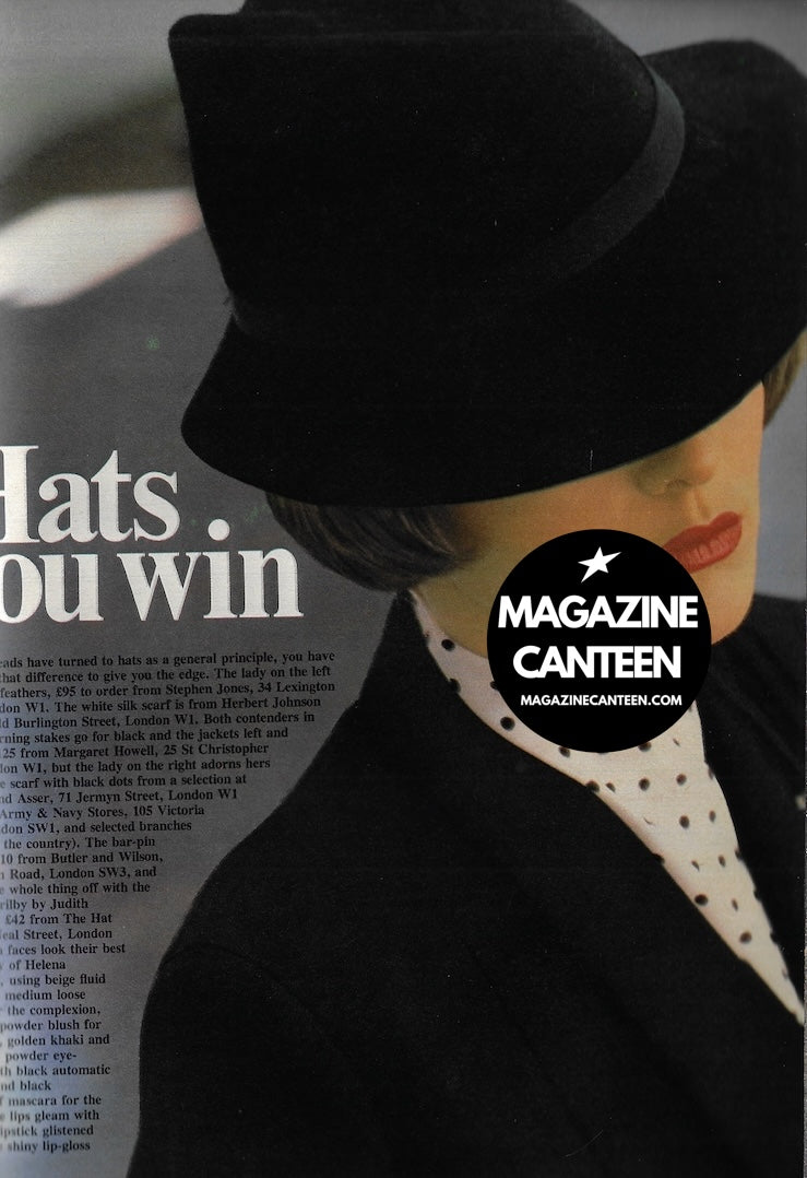 You Magazine - LUCY FERRY Hats You Win MARIO TESTINO RARE YOUNG