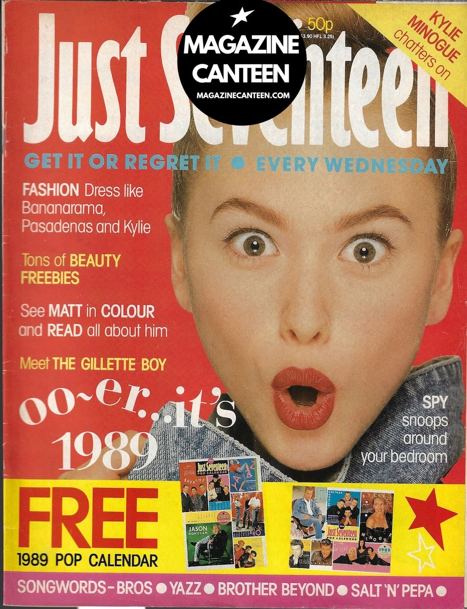 Just Seventeen Magazine - Keith Van Hoven KYLIE MINOGUE Kim Wilde