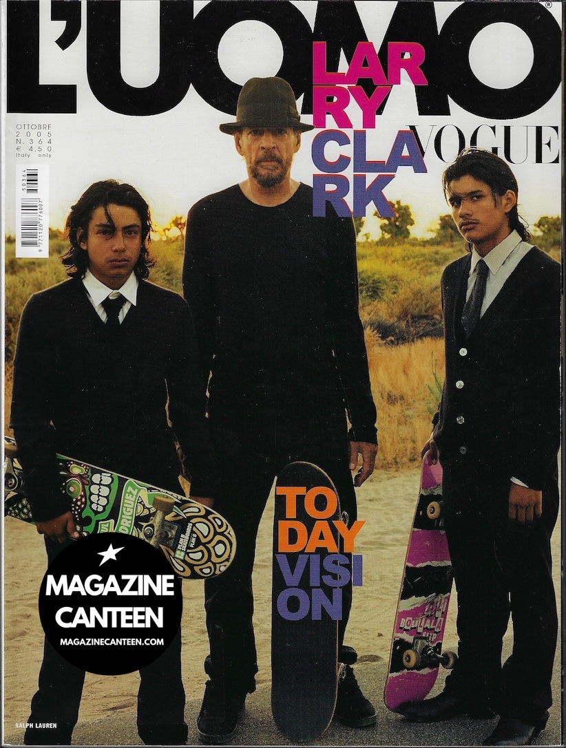 L'uomo Vogue Magazine - LARRY CLARK Kids STEVEN KLEIN David Armstrong