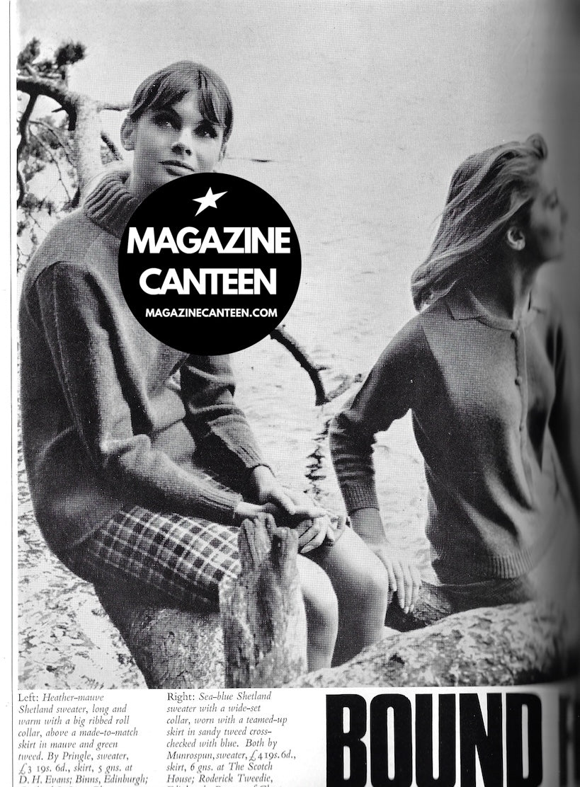 Tatler Magazine - JEAN SHRIMPTON Bound For Border VERNIER