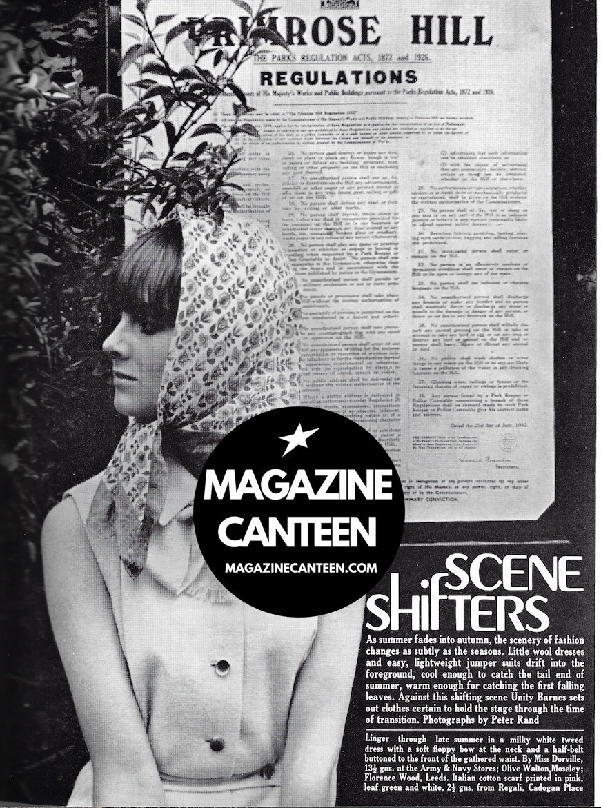 Tatler Magazine - GRACE CODDINGTON Scene Shifters PRIMROSE HILL 1964