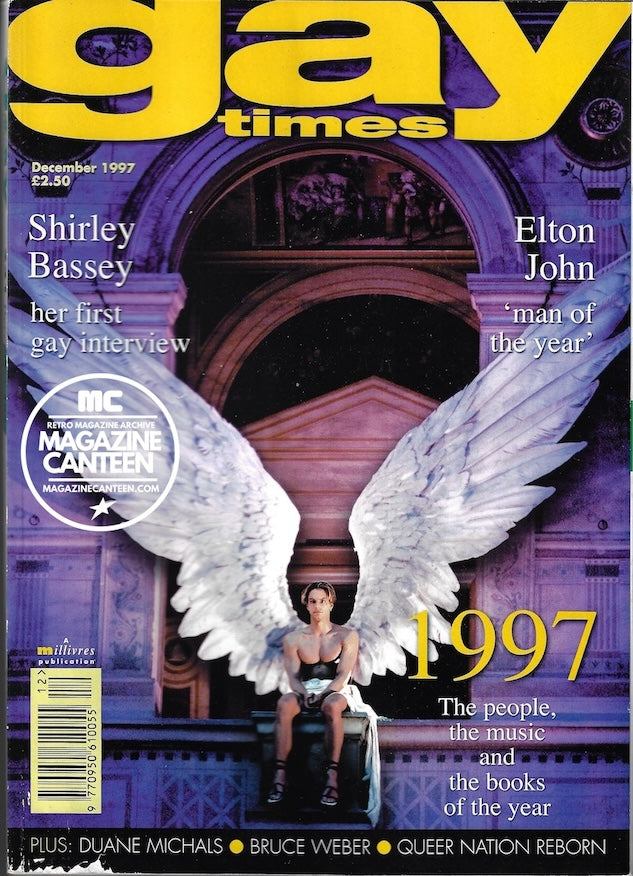 Gay Times Magazine - Marcus Schenkenberg SHIRLEY BASSEY