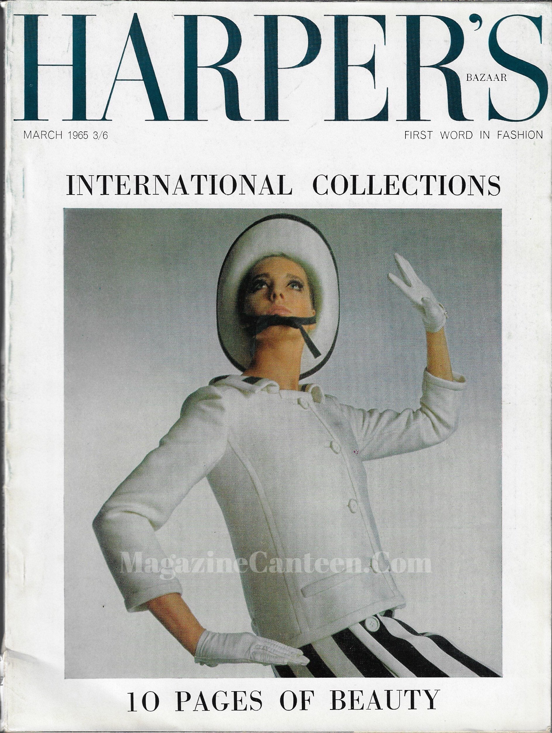  1Harpers Bazaar Magazine - David Montgomery 1965 March