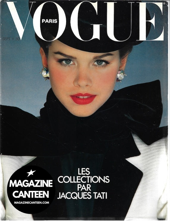 Vogue Paris Magazine 1979 - Debbie Dickinson CALVIN KLEIN Helmut Newton