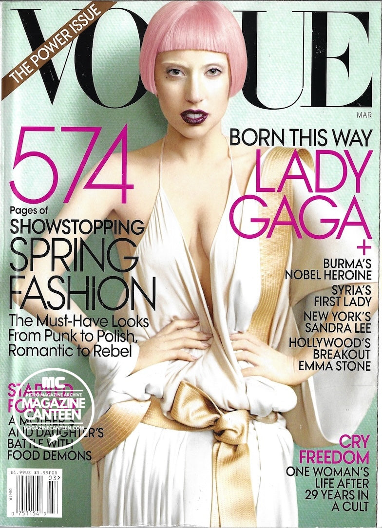 Vogue USA Magazine March 2011 - Lady Gaga