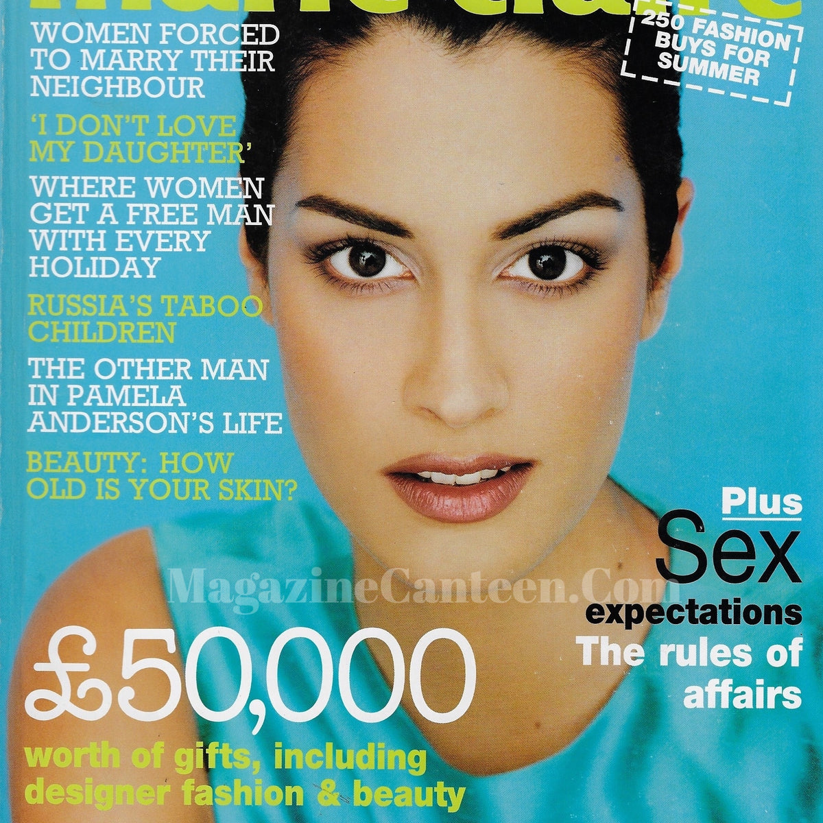 Marie Claire Magazine - Yasmeen Ghauri – magazine canteen