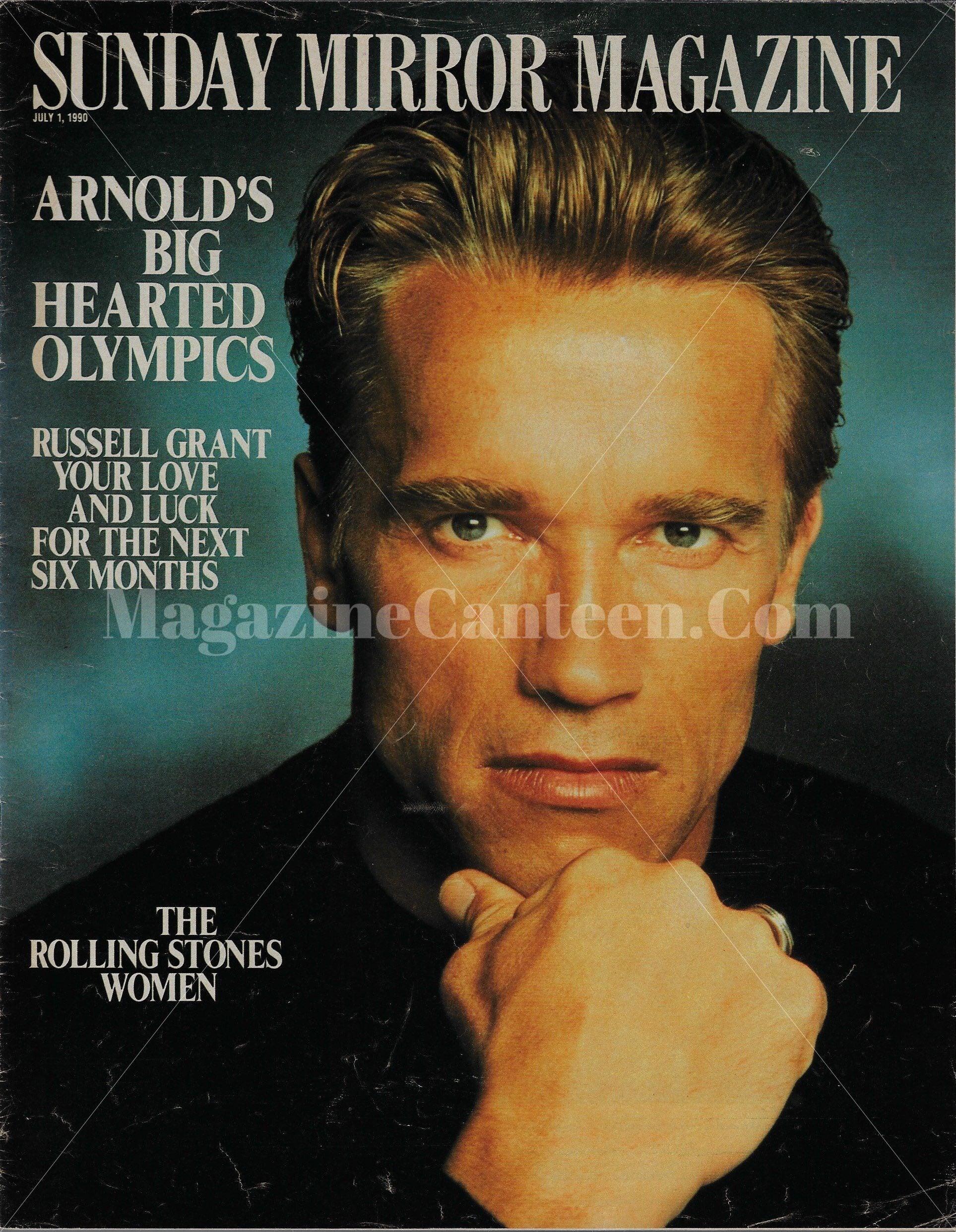 Sunday Mirror Magazine - Arnold Schwarzenegger