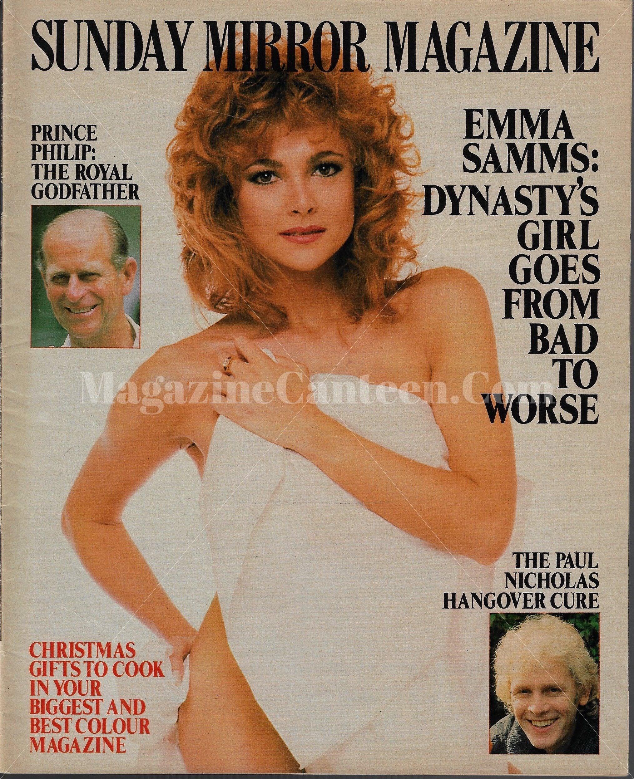 Sunday Mirror Magazine - Emma Samms