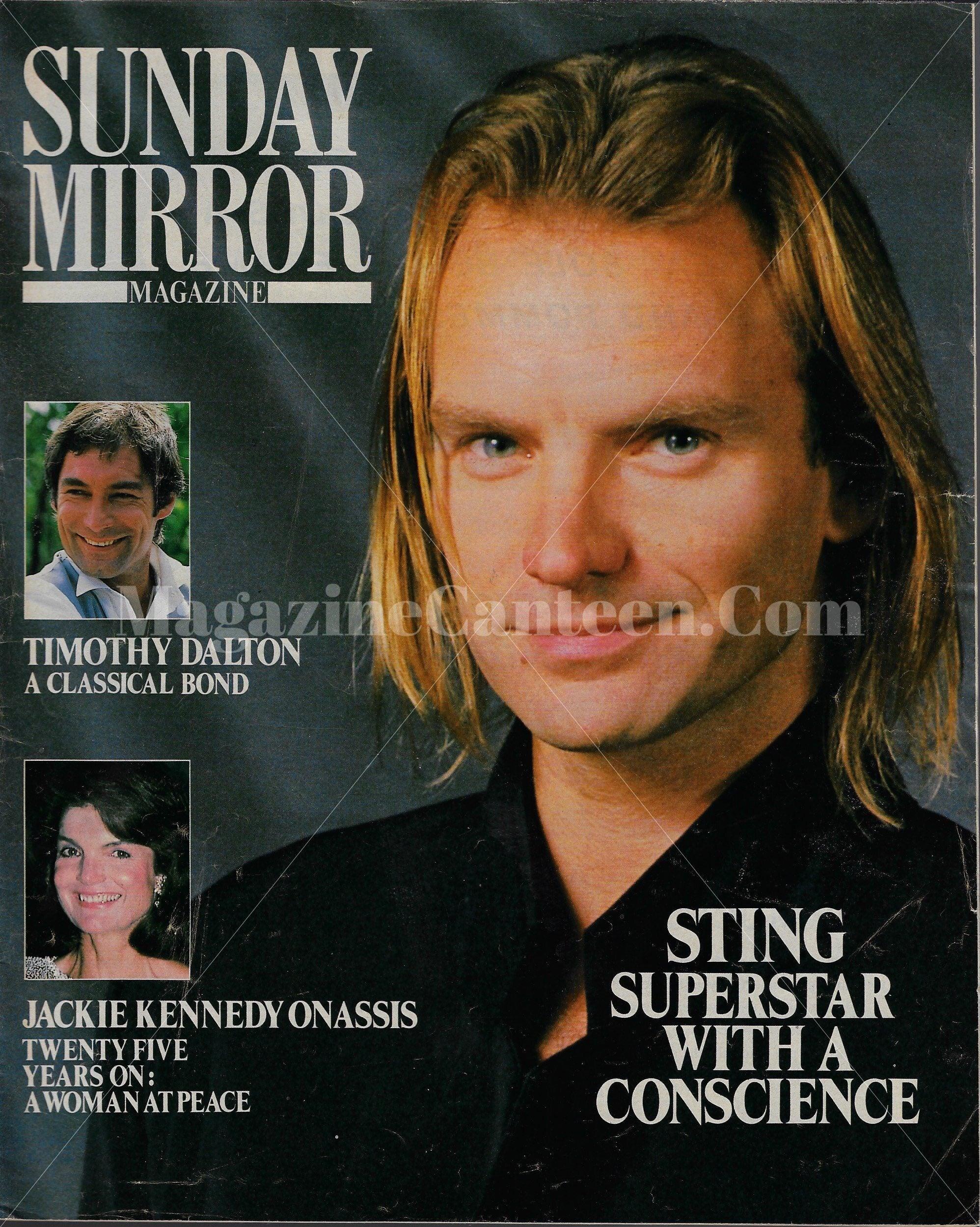 Sunday Mirror Magazine - Sting The Police