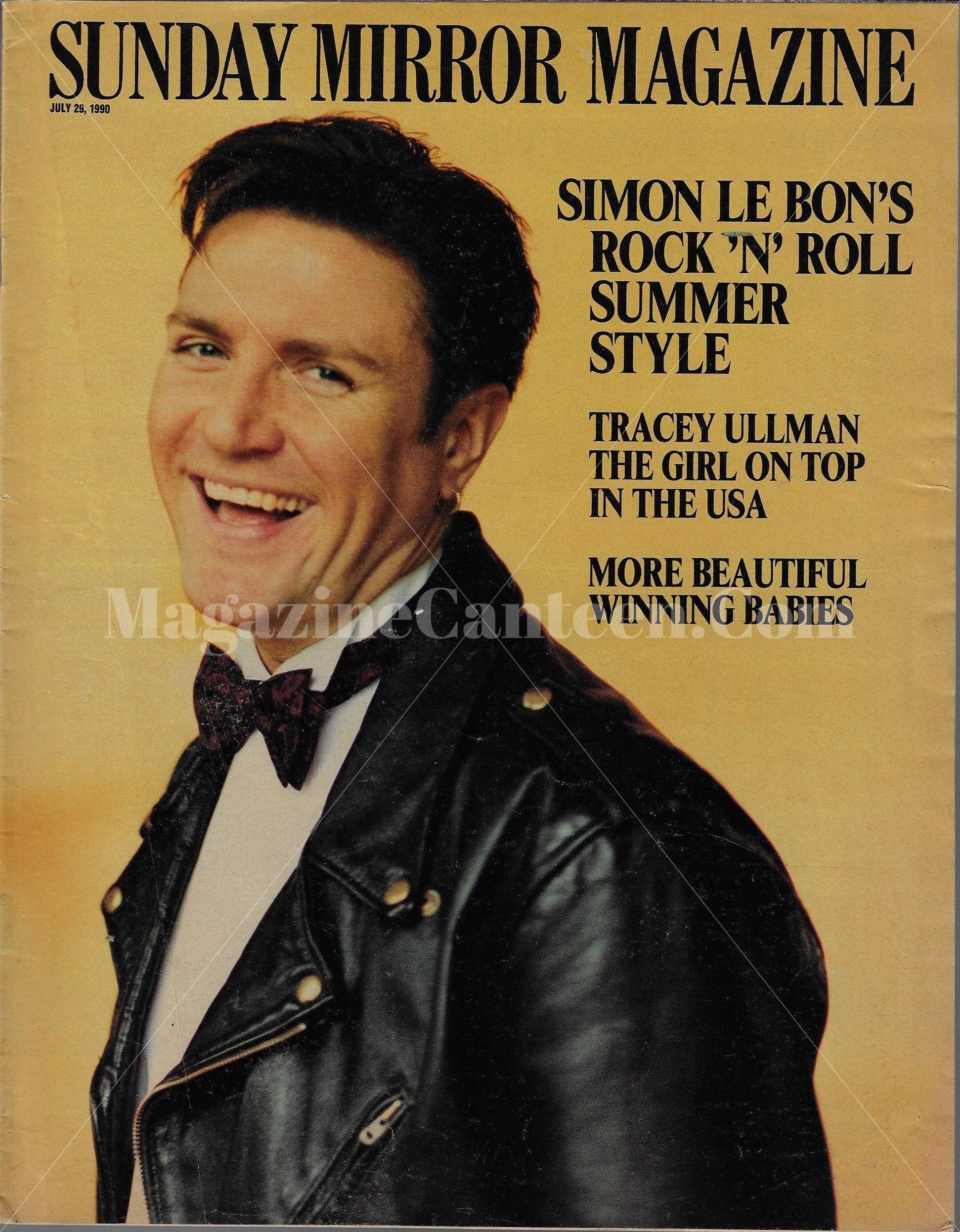 Sunday Mirror Magazine - Simon Le Bon duran