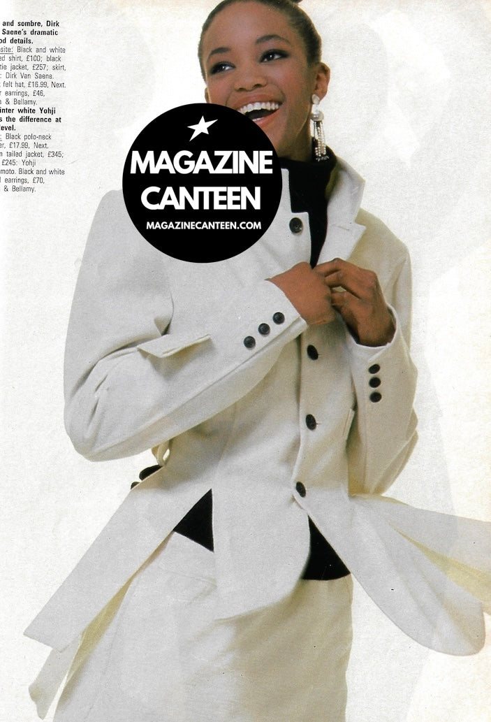 Cosmopolitan Magazine - NAOMI CAMPBELL Robert Erdmann HOT PURSUIT RARE 1986