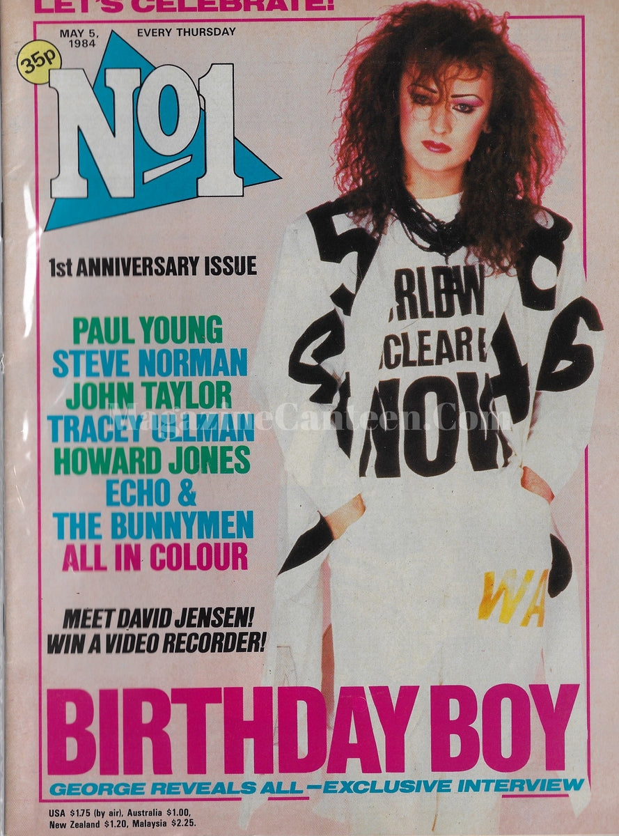 Number One Magazine Boy George Magazine Canteen number-one-magazine-boy-george-magazine-canteen