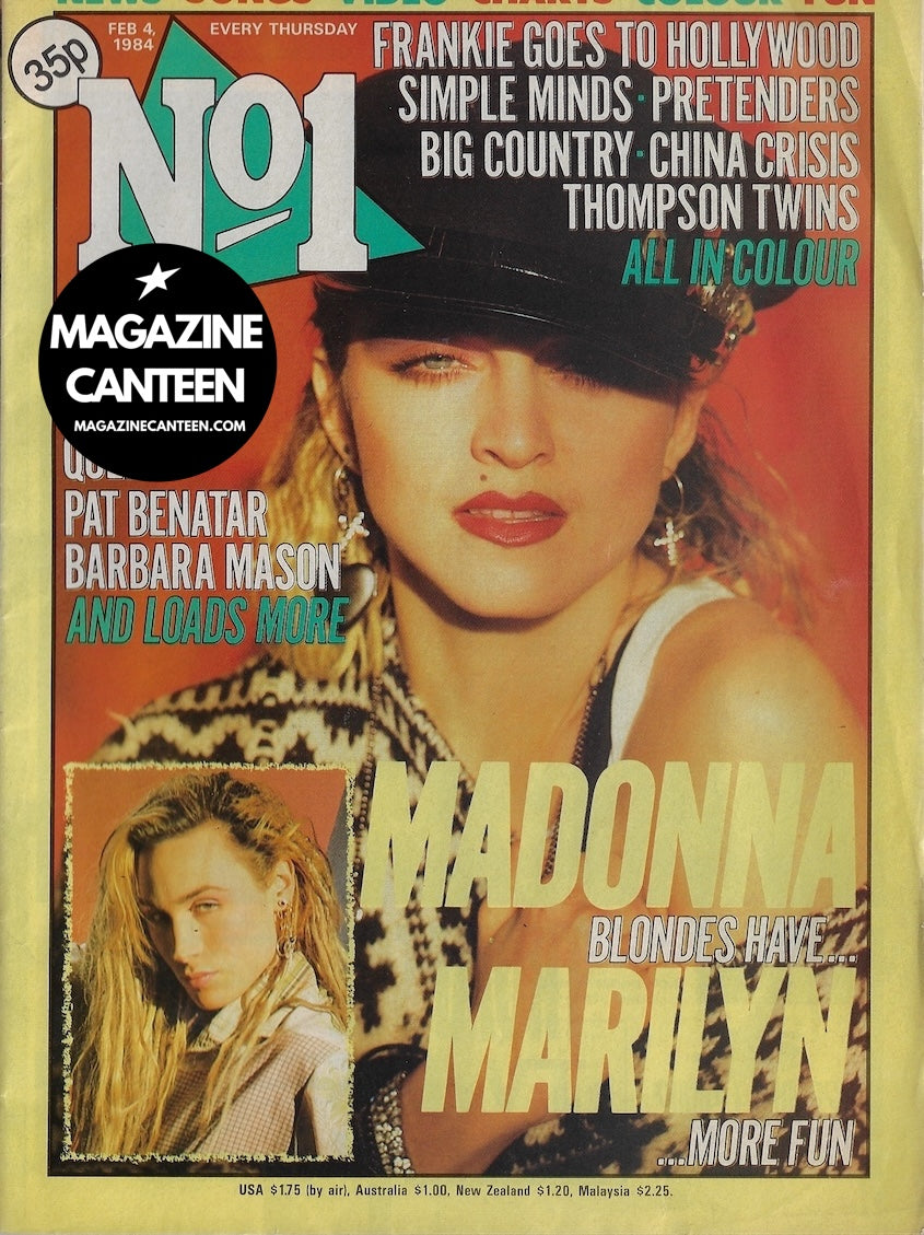 first cover Number One Magazine - Madonna 1984