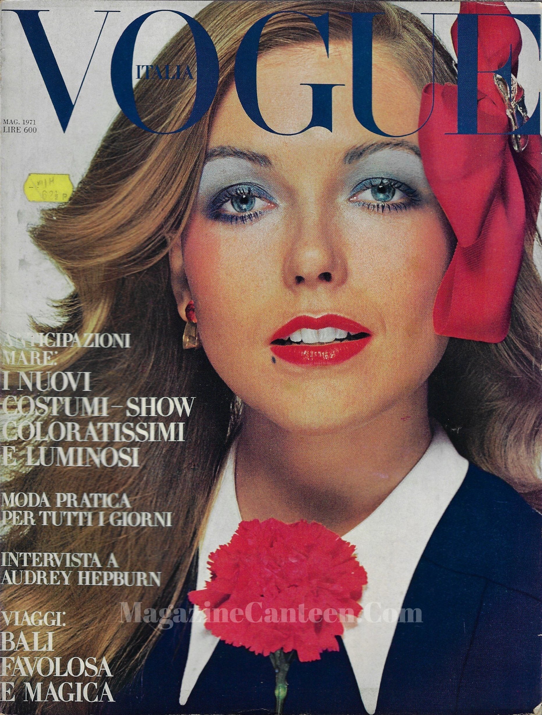 Vogue Italia Magazine 1971 - Susan Blakely audrey hepburn