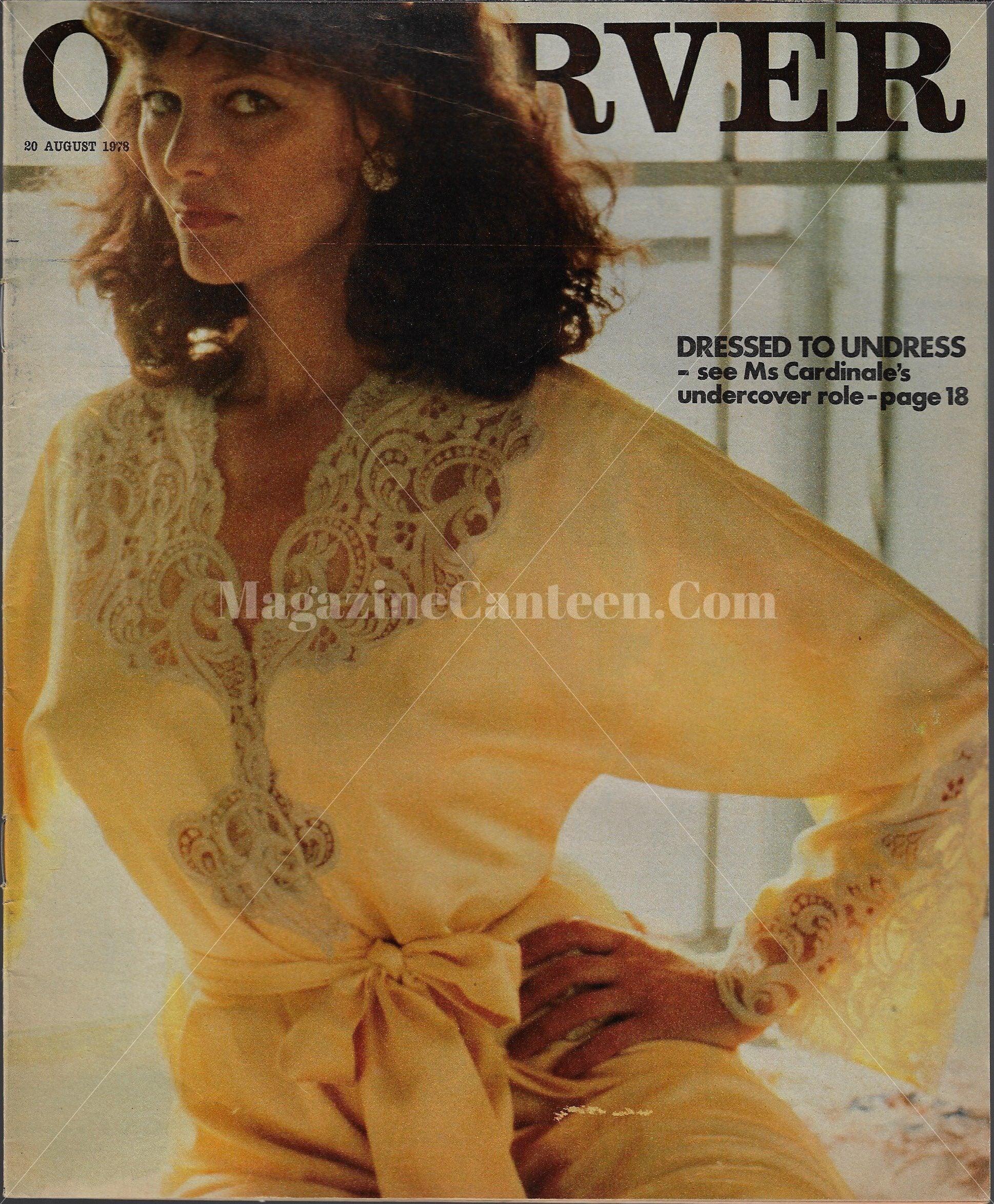 The Observer Magazine - Claudia Cardinale