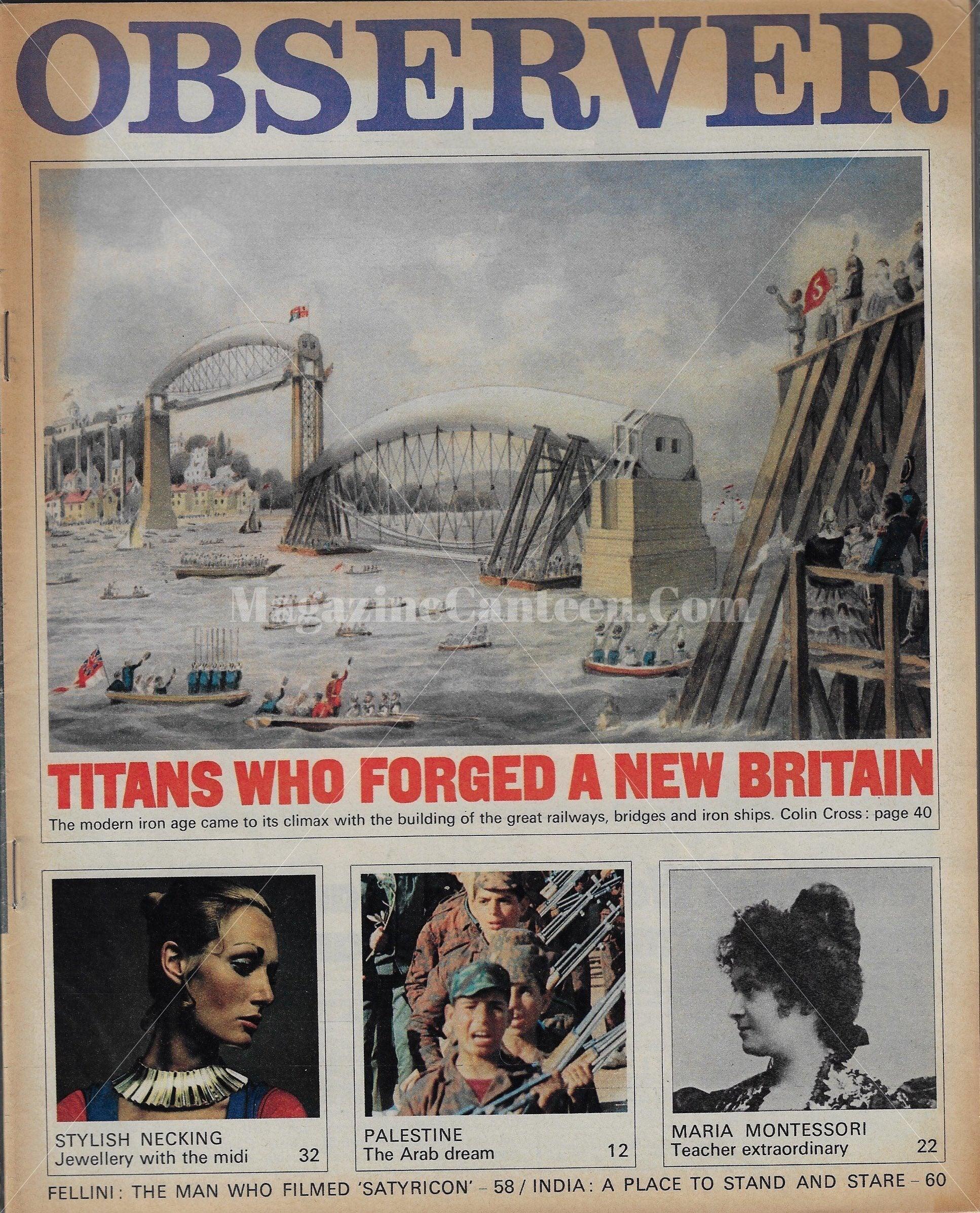 The Observer Magazine - Donald Silverstein Federico Fellini