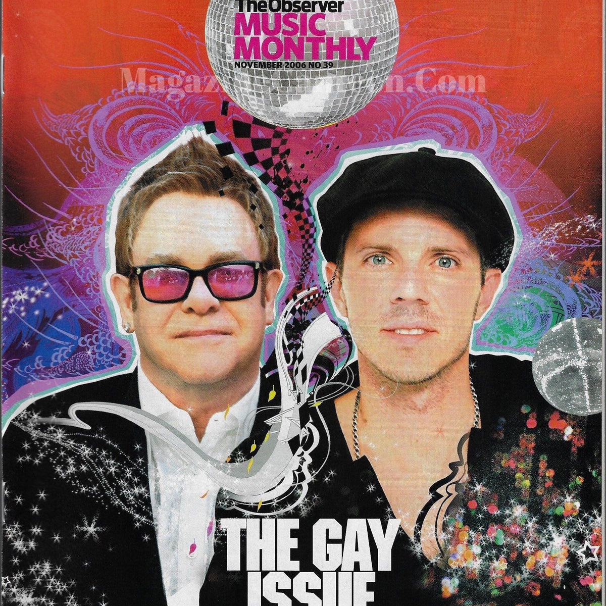 Observer Music Magazine 39 Elton John & Jake Shears magazine canteen