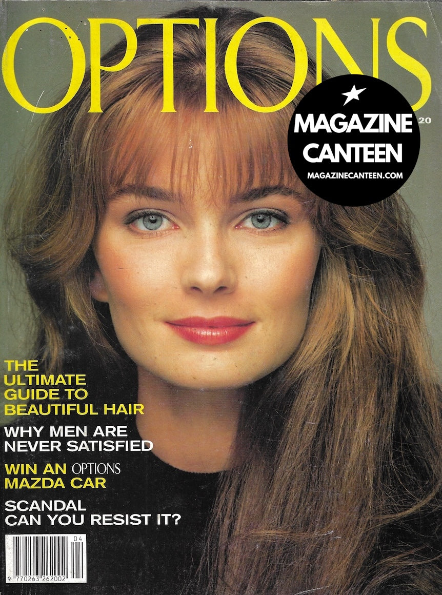 rare magazine 1989 Options - Paulina Porizkova
