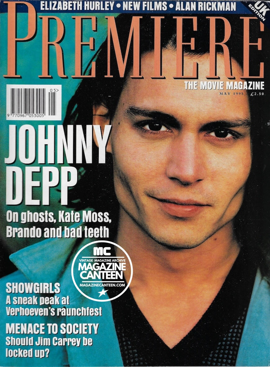 rare Premiere Magazine - Johnny Depp ALAN RICKMAN Elizabeth Hurley