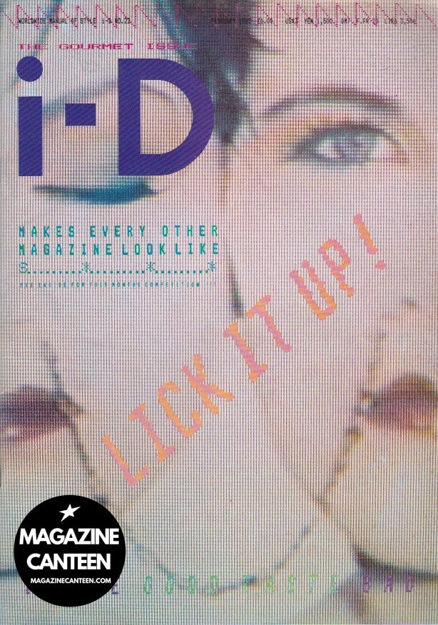 I-D Magazine 22 - Nick Knight John Richmond Franco Moschino 1985