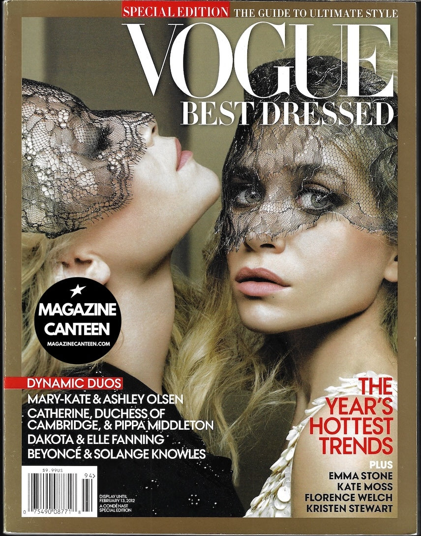 Vogue Magazine - MARY KATE & Ashley Olsen BEST DRESSED