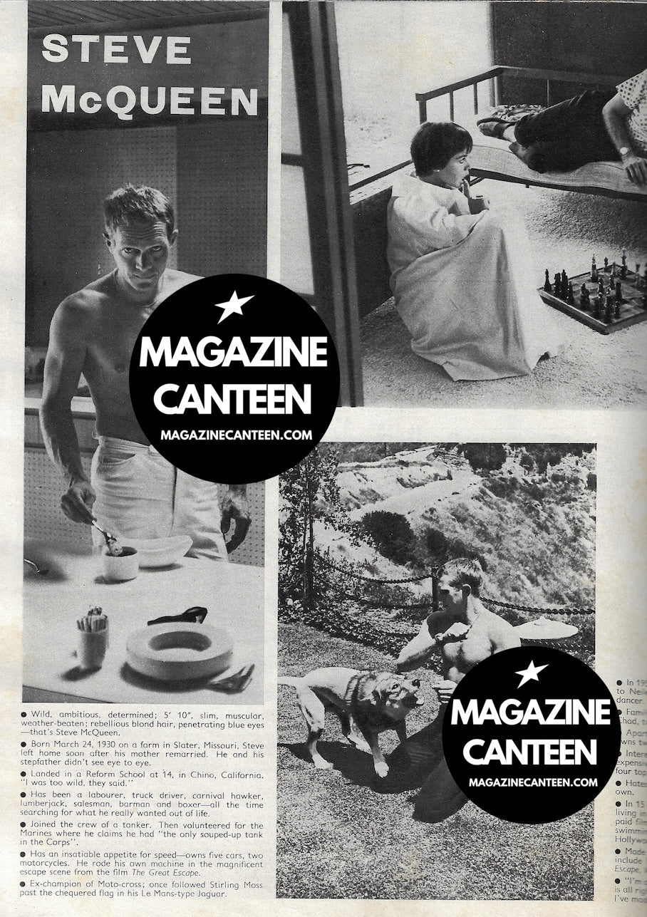 Steve McQueen William Claxton Pool Home