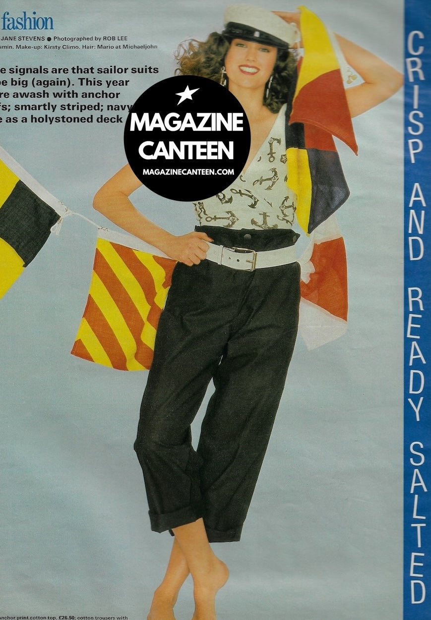Rare Magazine - YASMIN LE BON Crisp And Ready Salted 1984