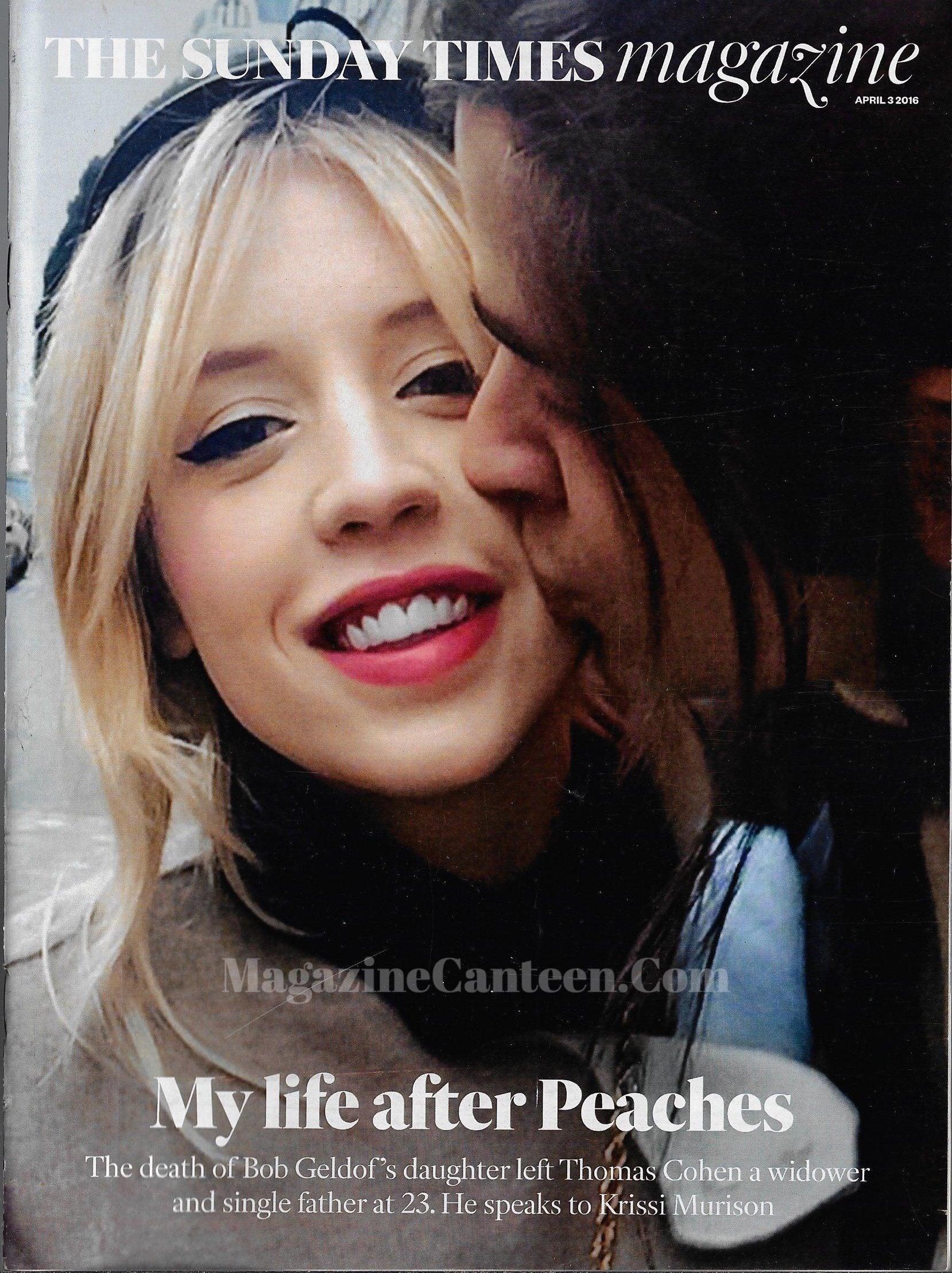 Sunday Times Magazine - Peaches Geldof