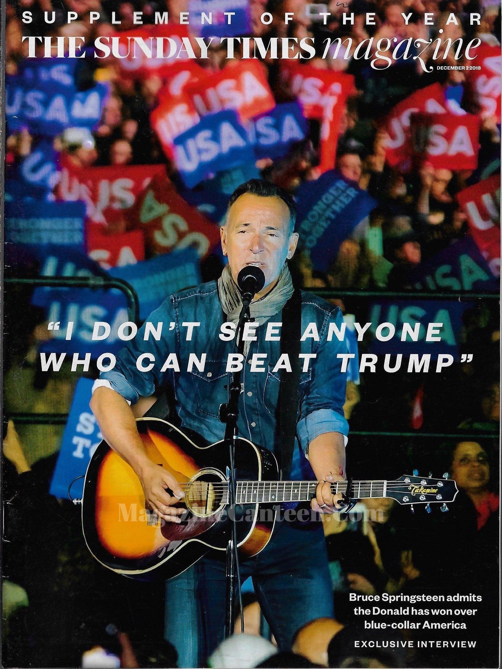 Sunday Times Magazine - Bruce Springsteen