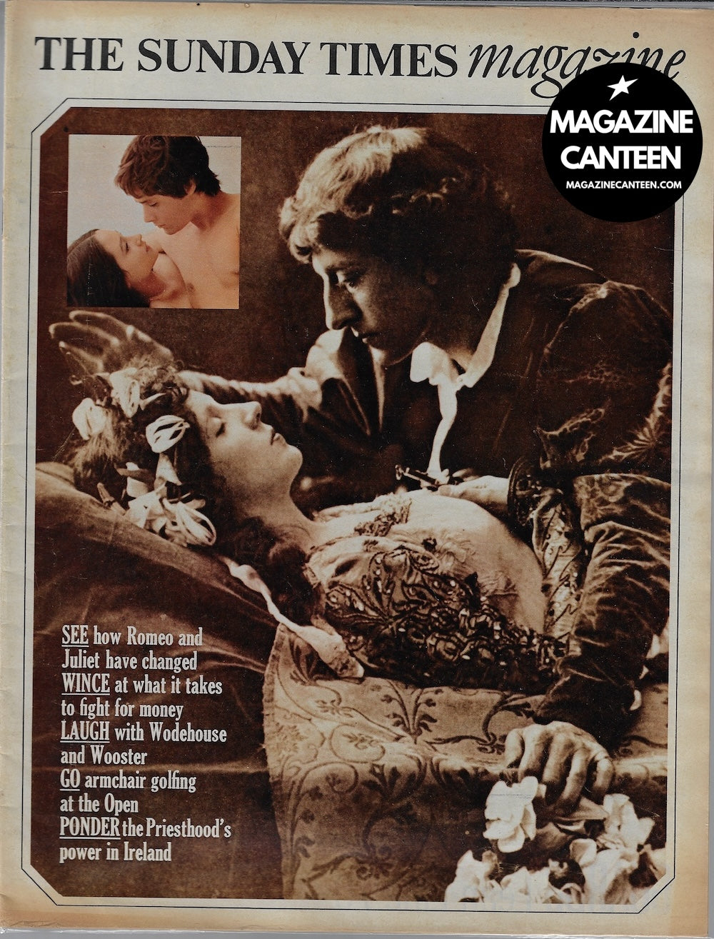 The Sunday Times Magazine - OLIVIA HUSSEY Leonard Whiting COLIN JONES