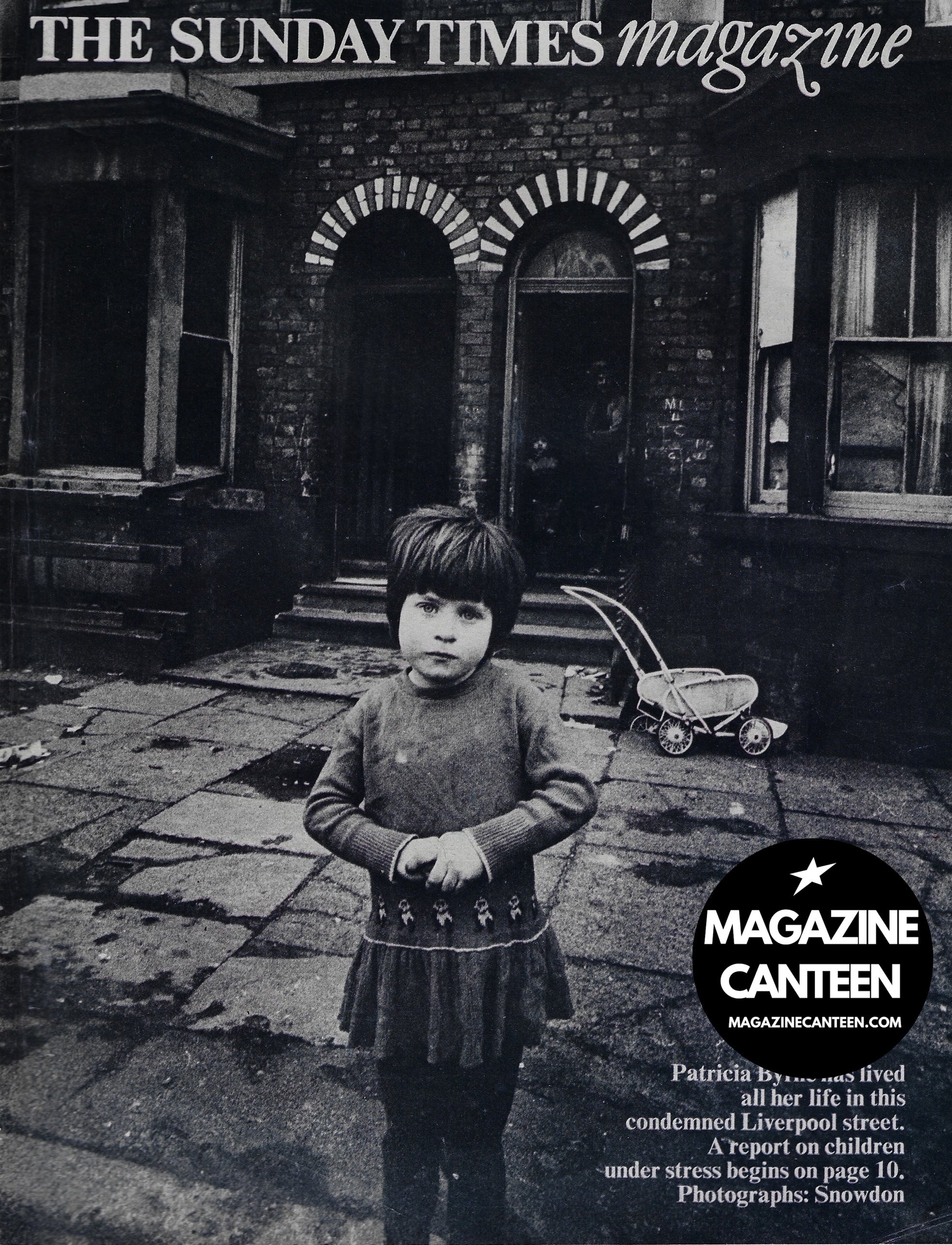 The Sunday Times Magazine - Lord SNOWDON Children ARNOLD WESKER John Bulmer