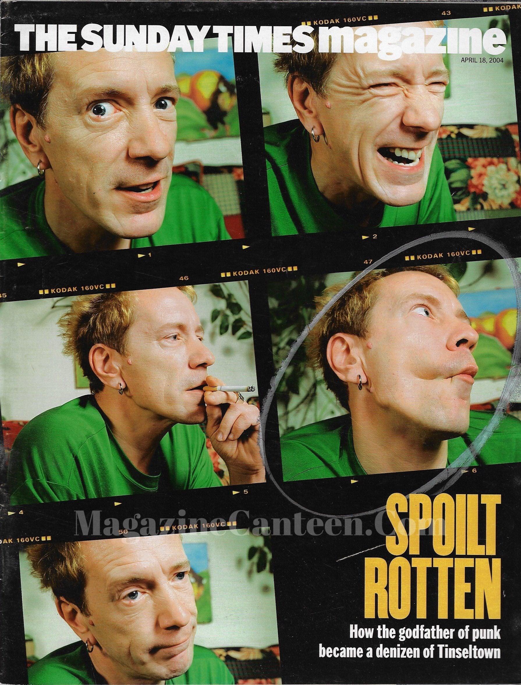 The Sunday Times Magazine - John Lydon