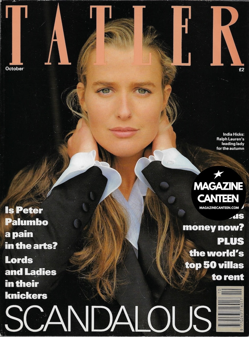 Tatler Magazine - INDIA HICKS Olivia D'Abo SAFFRON BURROWS