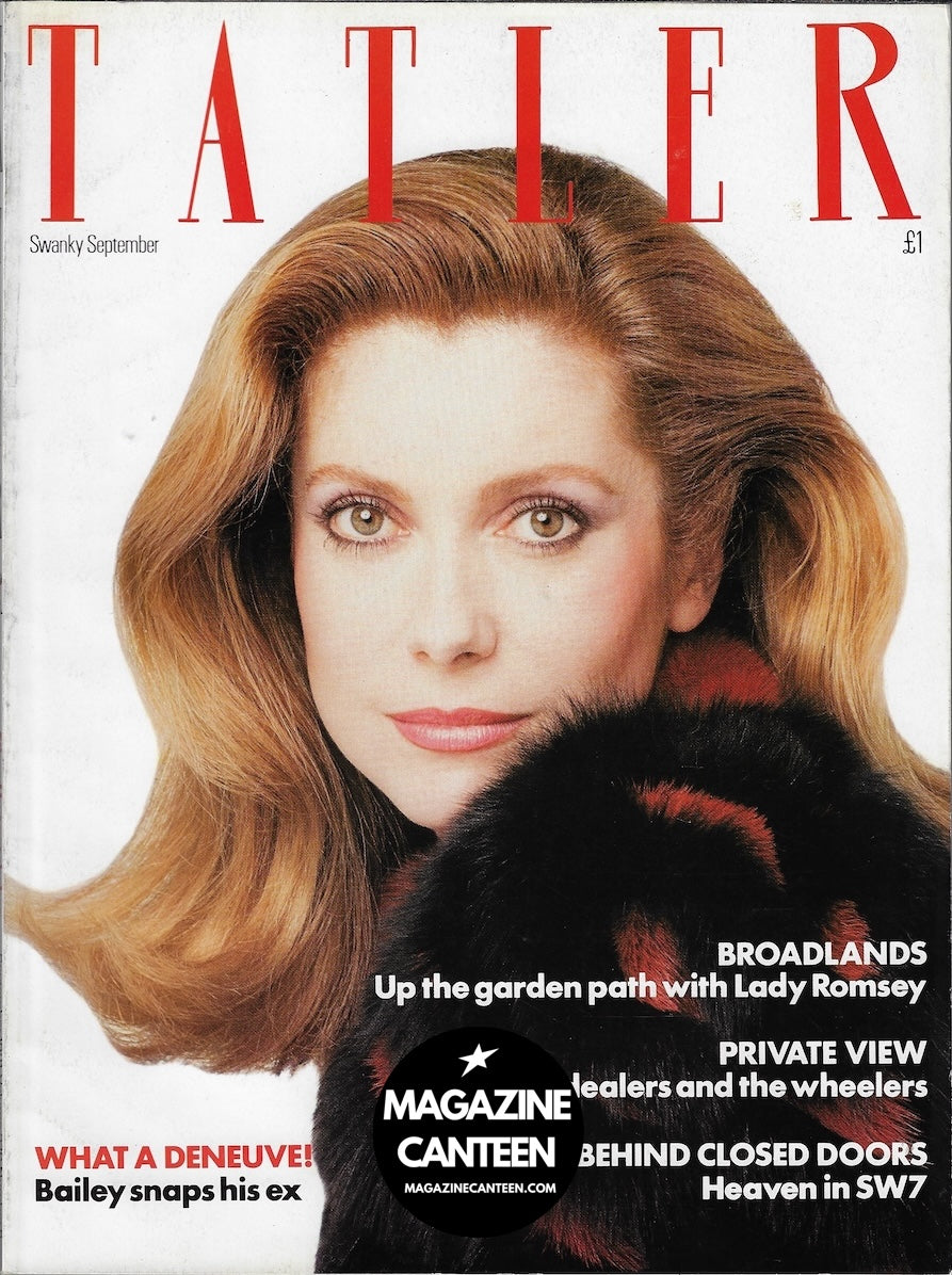 Tatler Magazine - CATHERINE DENEUVE David Bailey NORMAN PARKINSON Neil Kirk