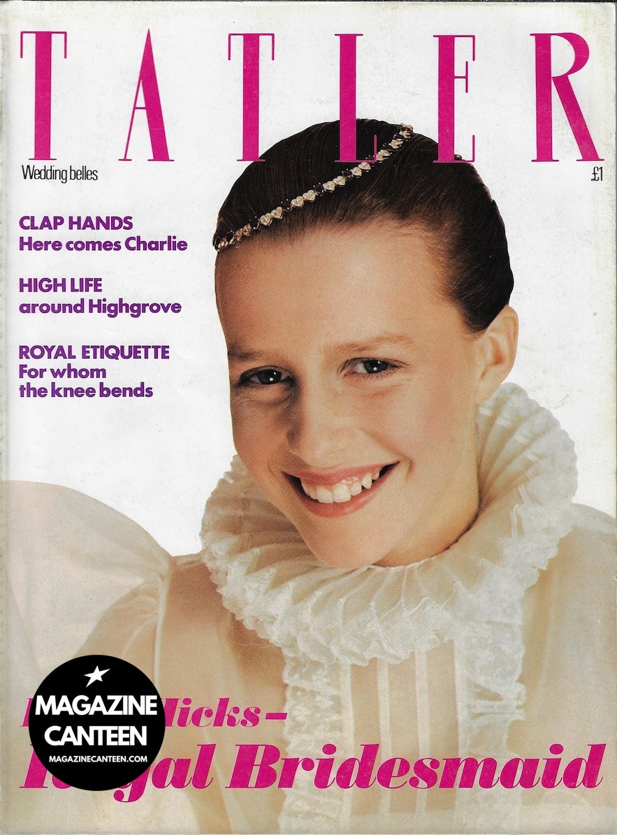 Tatler Magazine - INDIA HICKS Norman Parkinson TINA BROWN Bunny Rogers