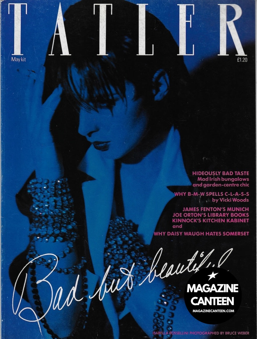 Tatler Magazine - Isabella Rossellini BRUCE WEBER Patrick Swayze