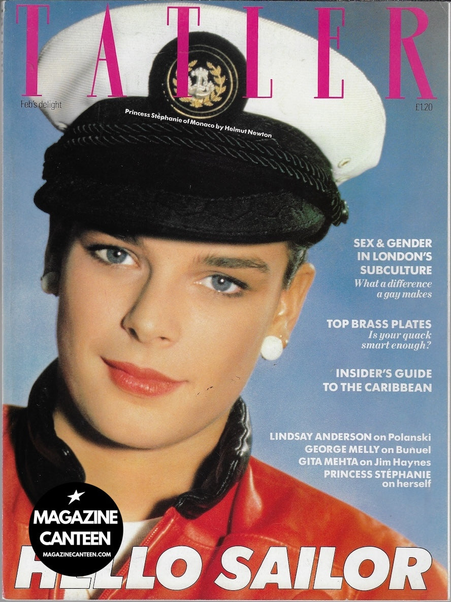 Tatler Magazine - Princess Stephanie HELMUT NEWTON Leslie Winer