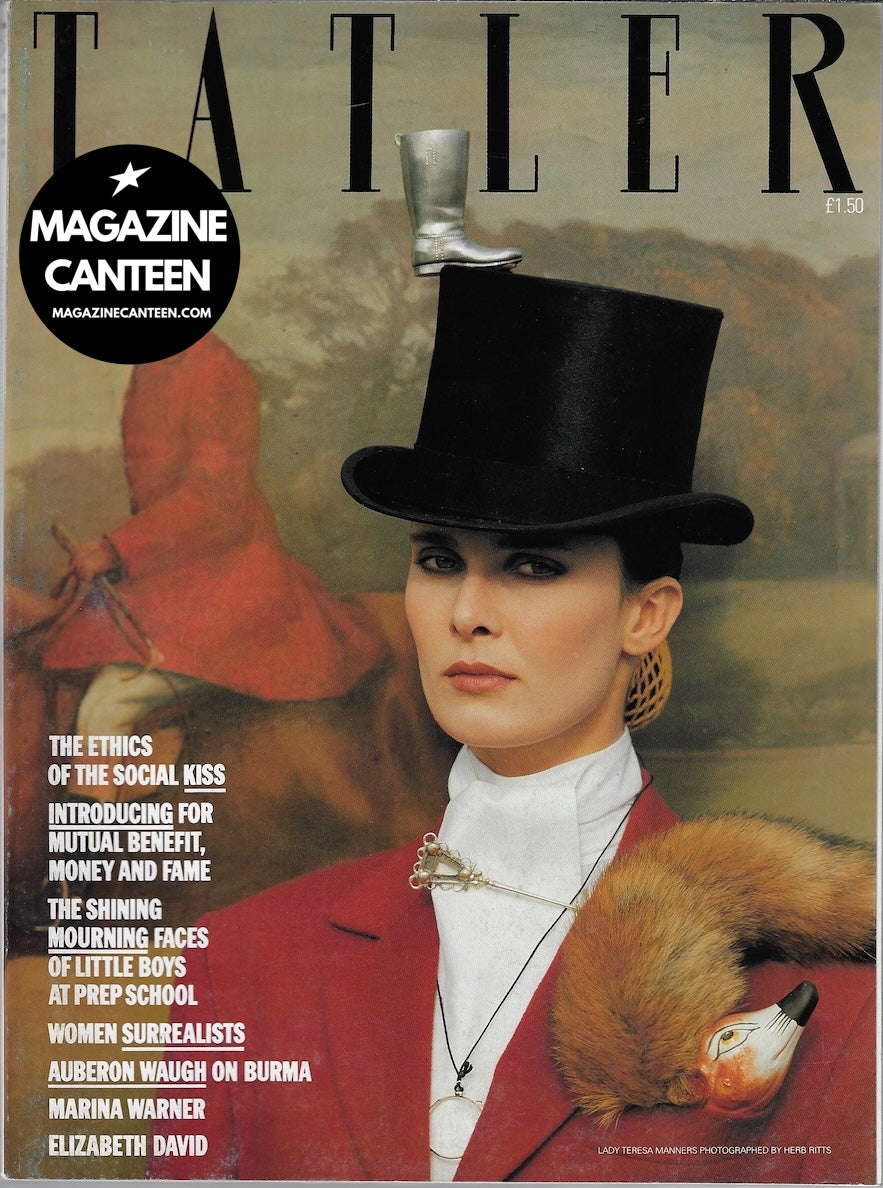 Tatler Magazine - Lady Teresa Manners HERB RITTS Julian Sands