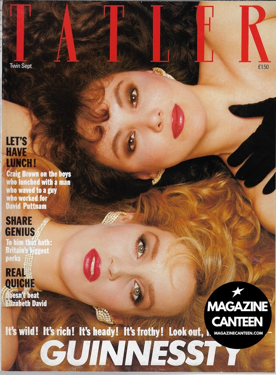 Tatler Magazine - JERRY HALL Marie Helvin ROSANNA ARQUETTE Stephen Jones