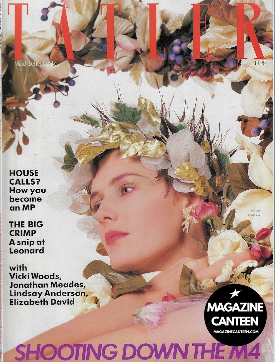 Tatler Magazine - LUCY FERRY Bill King Joely Richardson PATRICK SWAYZE