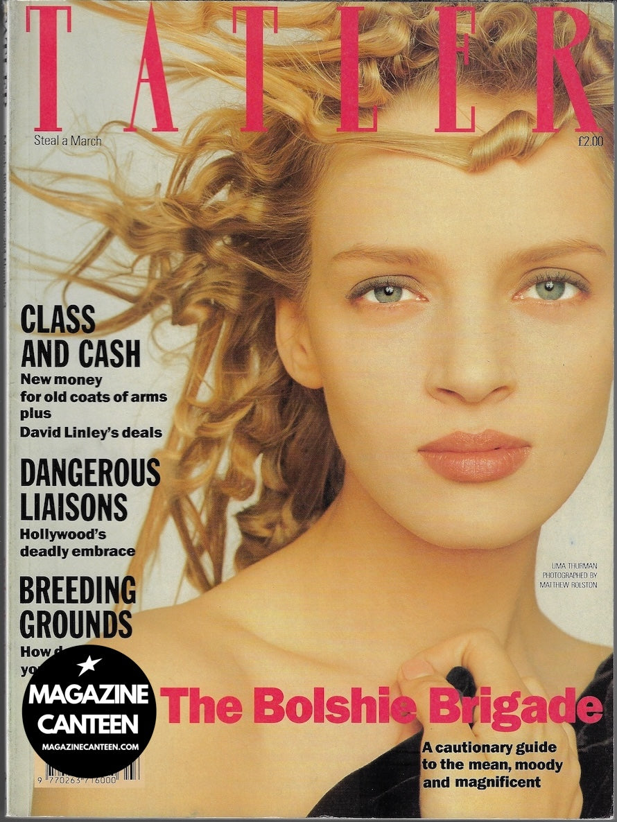 Tatler Magazine - UMA THURMAN Michael Roberts MARCO PIERRE WHITE