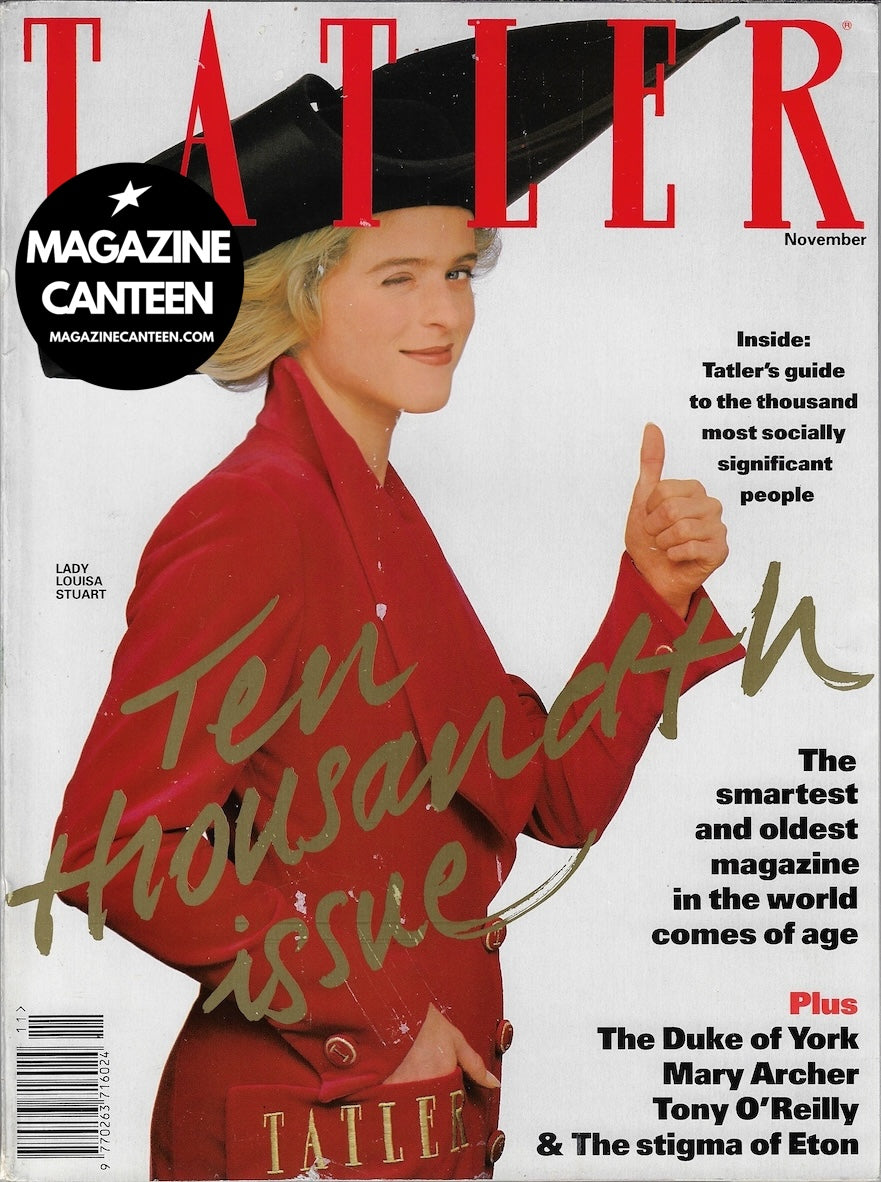 Tatler Magazine - Louisa Stuart KRISTIN SCOTT THOMAS