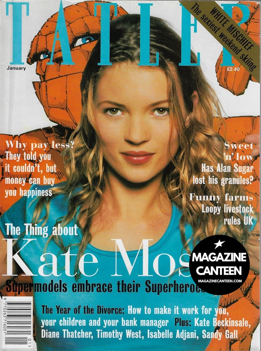 Tatler Magazine - Bridget Hall KATE MOSS
