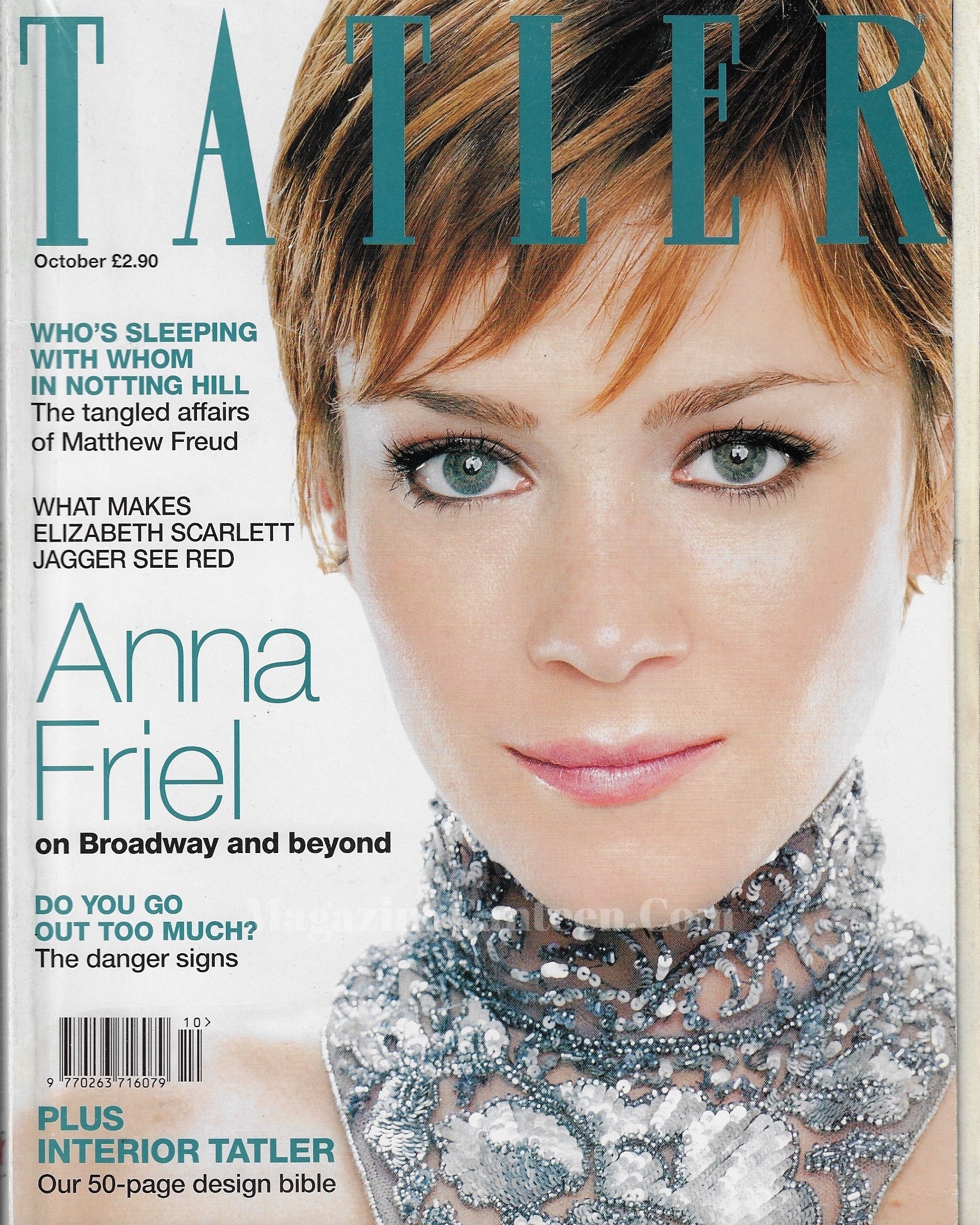 Tatler Magazine - Anna Friel