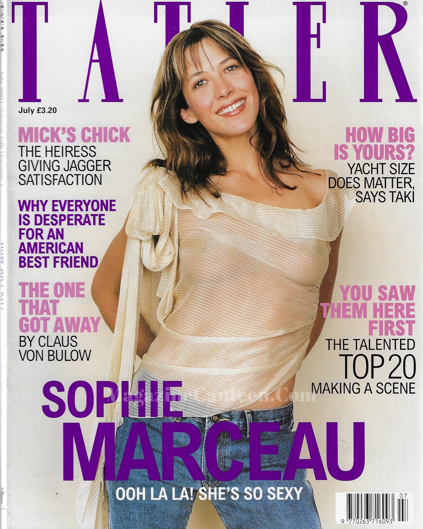 Tatler Magazine - Sophie Marceau